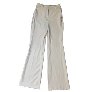 Express Women’s Elegant Cream/Light Tan Flare Dress Pants